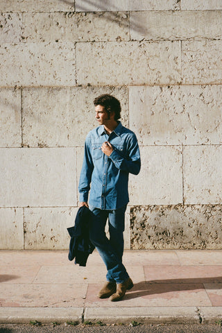 Carlito Cloud Blue Denim Shirt