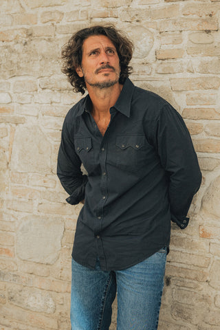 Carlito Western Blue Navy Shirt