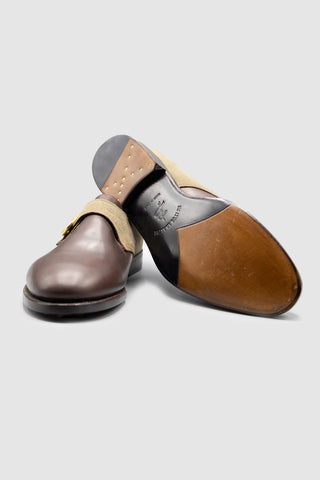 Chet Military Canvas Monkstraps