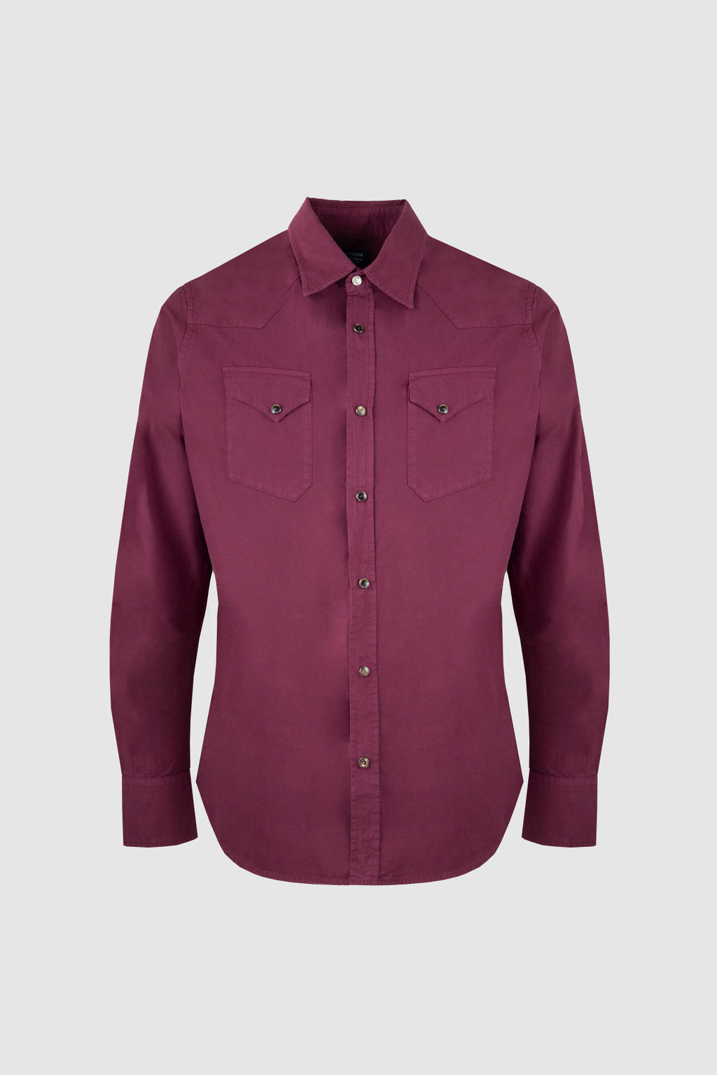 Clint Western Burgundy Shirt