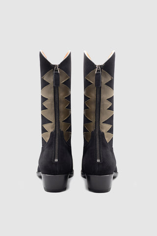Cormac Black Suede Boots