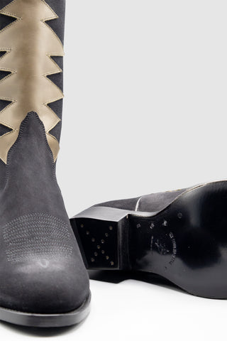 Cormac Black Suede Boots