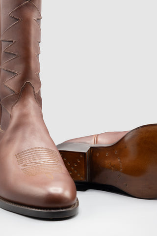 Cormac Brown Waxy Calf Boots