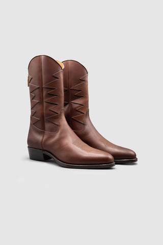 Cormac Brown Waxy Calf Boots
