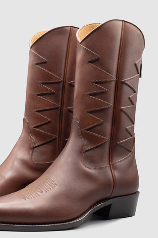 Cormac Brown Waxy Calf Boots