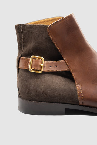 Lermontov Brown Calf/Suede Boots