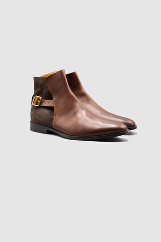 Lermontov Brown Calf/Suede Boots