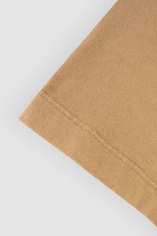 Lewis Camel Raw Cotton T-Shirt