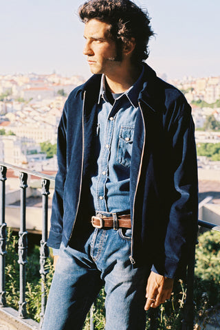 Linus Heritage Blue Corduroy Jacket