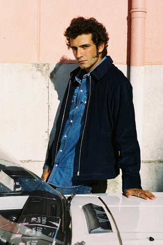 Linus Heritage Blue Corduroy Jacket