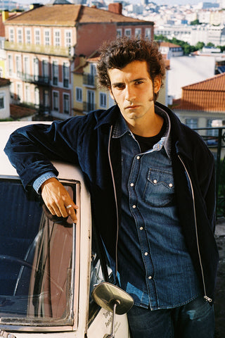 Linus Heritage Blue Corduroy Jacket