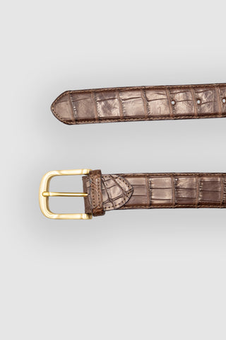 Louis 35mm Crocodile Leather Belt