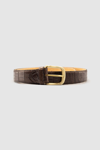Louis 35mm Crocodile Leather Belt