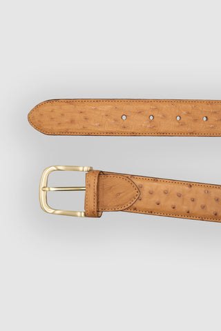 Louis 35mm Ostrich Leather Belt