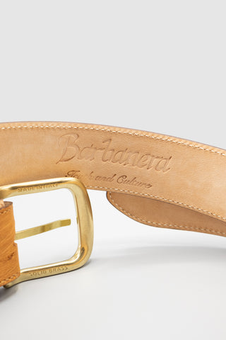 Louis 35mm Ostrich Leather Belt
