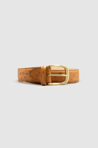 Louis 35mm Ostrich Leather Belt