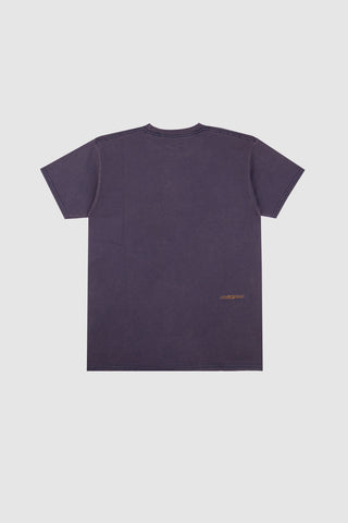 Sly Purple Blue Vintage Americana Embroidered Tee