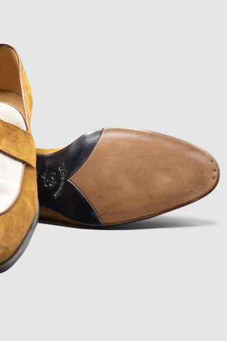 Schifano Light Brown Suede Loafers