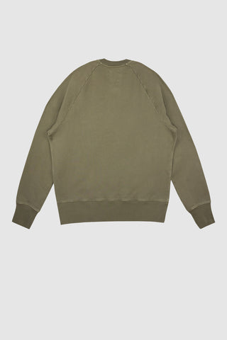 Sugar Military Green Crewneck
