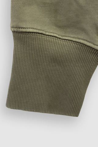 Sugar Military Green Crewneck