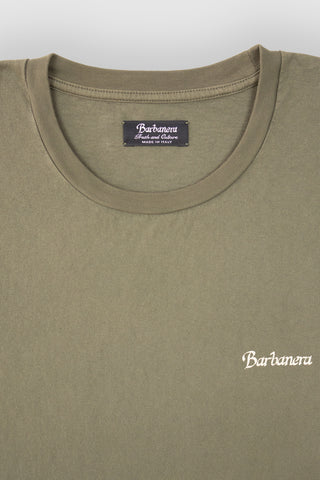 Vince Military Green Bandana Raw Cotton Tee