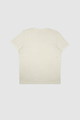 Vince Black Logo Raw  Cotton Tee