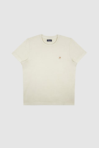 Vince Black Logo Raw  Cotton Tee