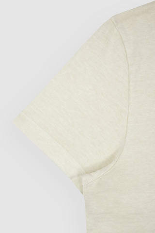 Vince Black Logo Raw  Cotton Tee