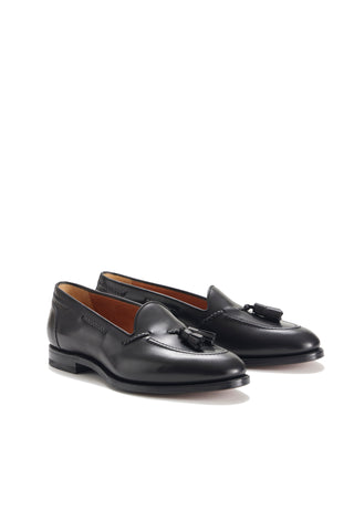 Hemingway Black Calf Tassel Loafers