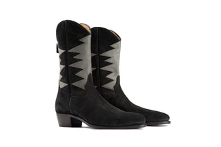 Cormac Black Suede Boots