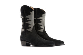 Cormac Black Suede Boots