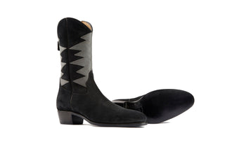 Cormac Black Suede Boots