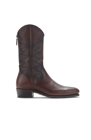 BARBANERA-BROWN-WAXY-CALF-BOOTS