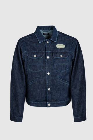 Alan Dark Rinsed Wash Patch Jacket