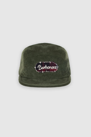 Babe Military Green Corduroy Snapback Cap