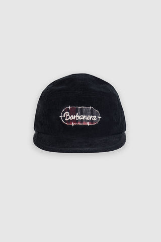 Babe Black Corduroy Snapback Cap