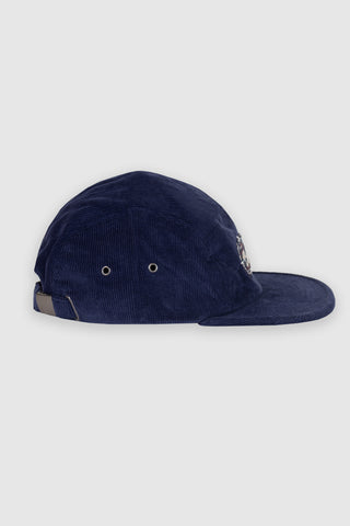 Babe Deep Blue Corduroy Snapback Cap