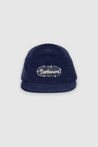 Babe Deep Blue Corduroy Snapback Cap