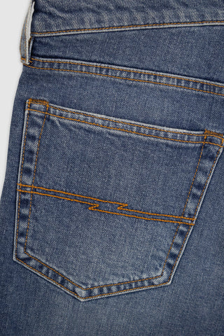 Black Flag Blue Medium Wash Shorts