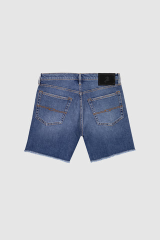 Black Flag Blue Medium Wash Shorts