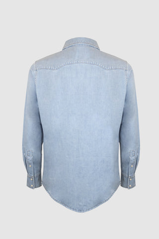 Pascal Camicia Denim Baby Blue