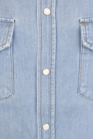 Pascal Camicia Denim Baby Blue