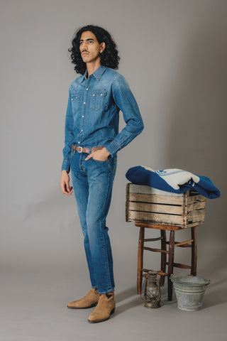 Carlito Cloud Blue Denim Shirt