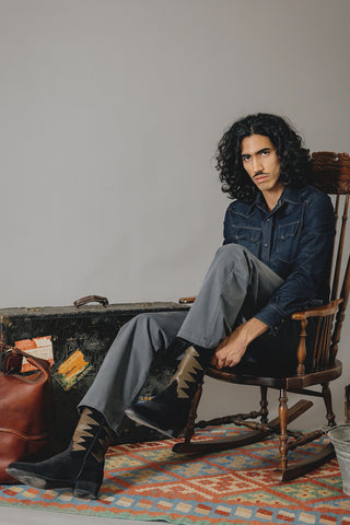 Carlito Dark Rinsed Denim Shirt