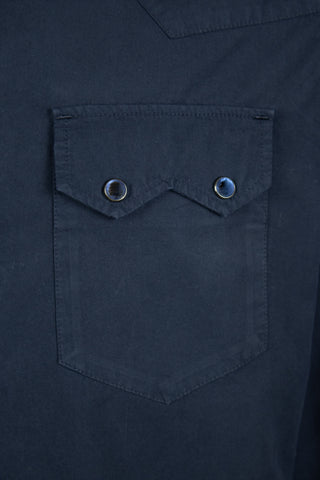 Carlito Western Navy Blue Shirt