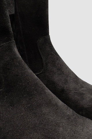 Cash Black Suede Boots