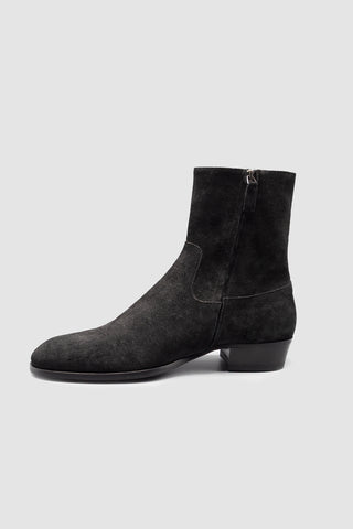 Cash Black Suede Boots