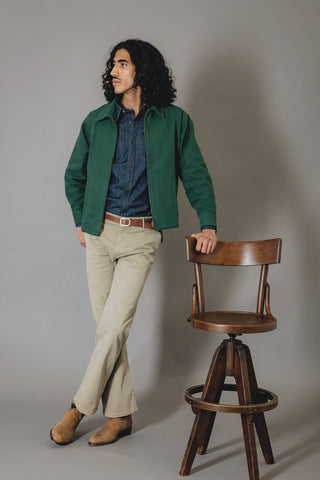 Charles Bottle Green Work Jacket