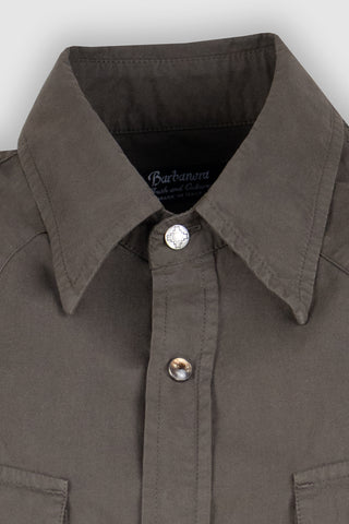 Clint Western Brown Shirt