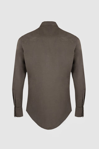 Clint Western Brown Shirt